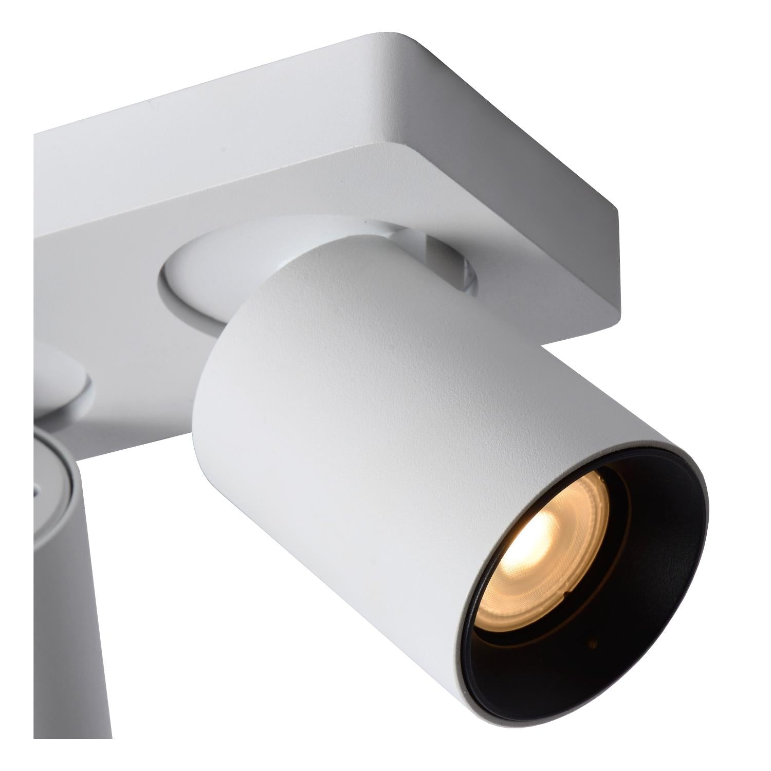 NIGEL - Spot plafonnier - LED Dim to warm - GU10 - 3x5W 2200K/3000K - Blanc