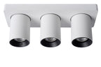 NIGEL - Spot plafonnier - LED Dim to warm - GU10 - 3x5W 2200K/3000K - Blanc