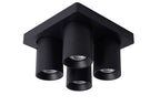 NIGEL - Plafondspot - LED Dim to warm - GU10 - 4x5W 2200K/3000K - Zwart