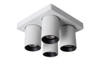 NIGEL - Spot plafonnier - LED Dim to warm - GU10 - 4x5W 2200K/3000K - Blanc