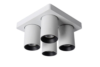 NIGEL - Spot plafonnier - LED Dim to warm - GU10 - 4x5W 2200K/3000K - Blanc