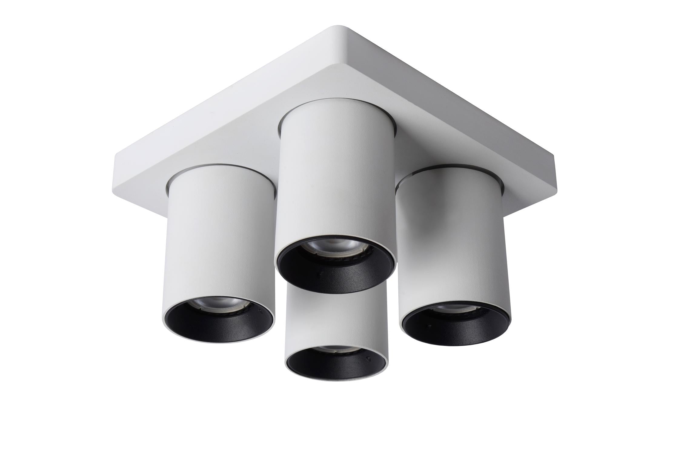 NIGEL - Spot plafonnier - LED Dim to warm - GU10 - 4x5W 2200K/3000K - Blanc