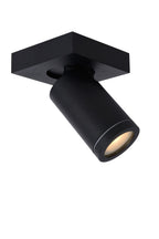 TAYLOR - Ceiling spot Bathroom - LED Dim to warm - GU10 - 1x5W 2200K/3000K - IP44 - Black