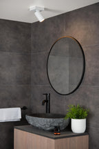 TAYLOR - Ceiling spot Bathroom - LED Dim to warm - GU10 - 1x5W 2200K/3000K - IP44 - White