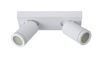 TAYLOR - Ceiling spot Bathroom - LED Dim to warm - GU10 - 2x5W 2200K/3000K - IP44 - White