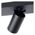 TAYLOR - Spot plafonnier Salle de bain - LED Dim to warm - GU10 - 3x5W 2200K/3000K - IP44 - Noir