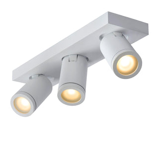 TAYLOR - Ceiling spot Bathroom - LED Dim to warm - GU10 - 3x5W 2200K/3000K - IP44 - White