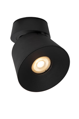 TRIGONO - Plafondspot - Ø 10,5 cm - 1xGU10 - Zwart