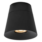 TRIGONO - Plafondspot - Ø 10,5 cm - 1xGU10 - Zwart