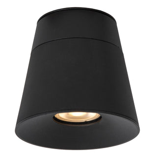 TRIGONO - Plafondspot - Ø 10,5 cm - 1xGU10 - Zwart