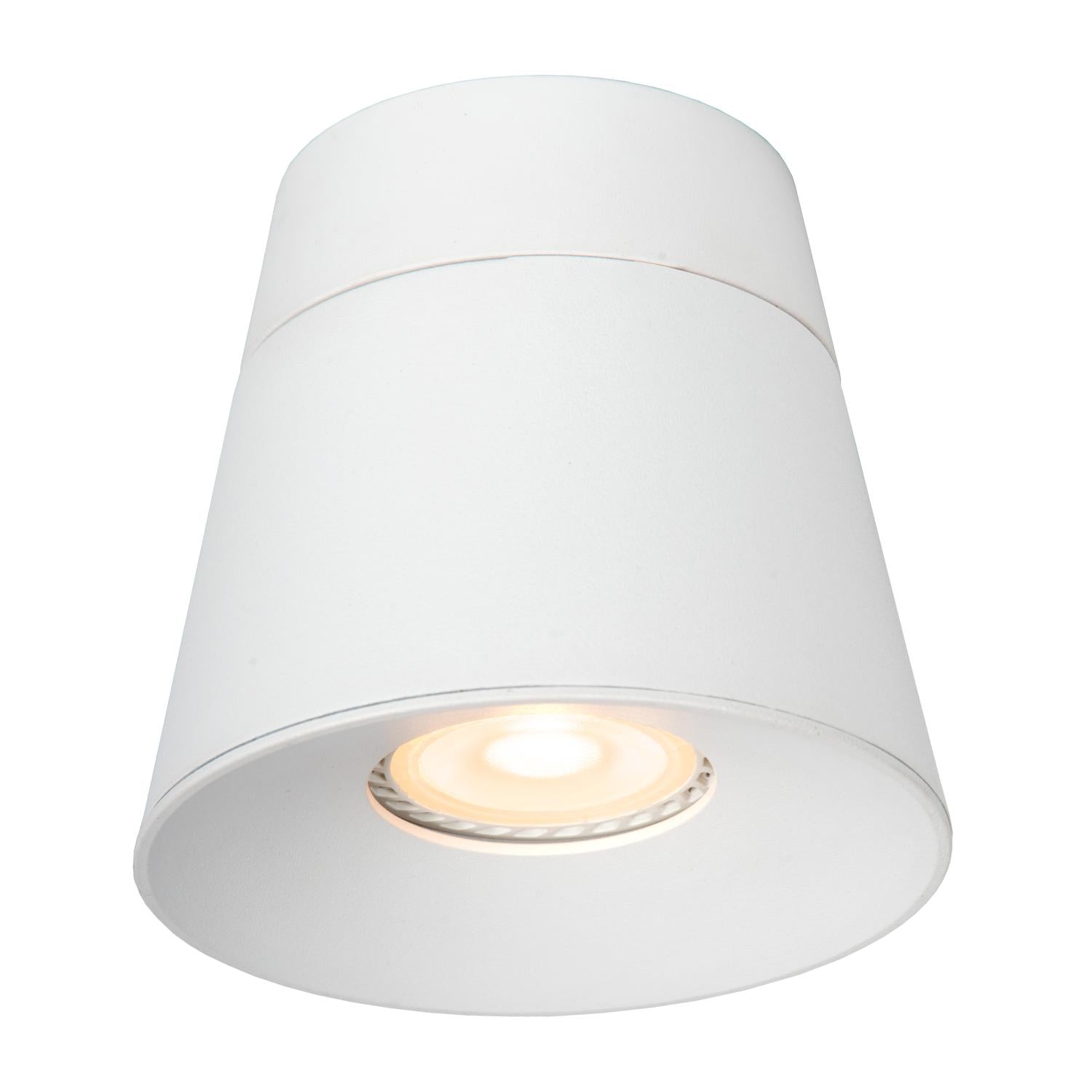 TRIGONO - Spot plafonnier - Ø 10,5 cm - 1xGU10 - Blanc