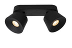 TRIGONO - Ceiling spot - 2xGU10 - Black