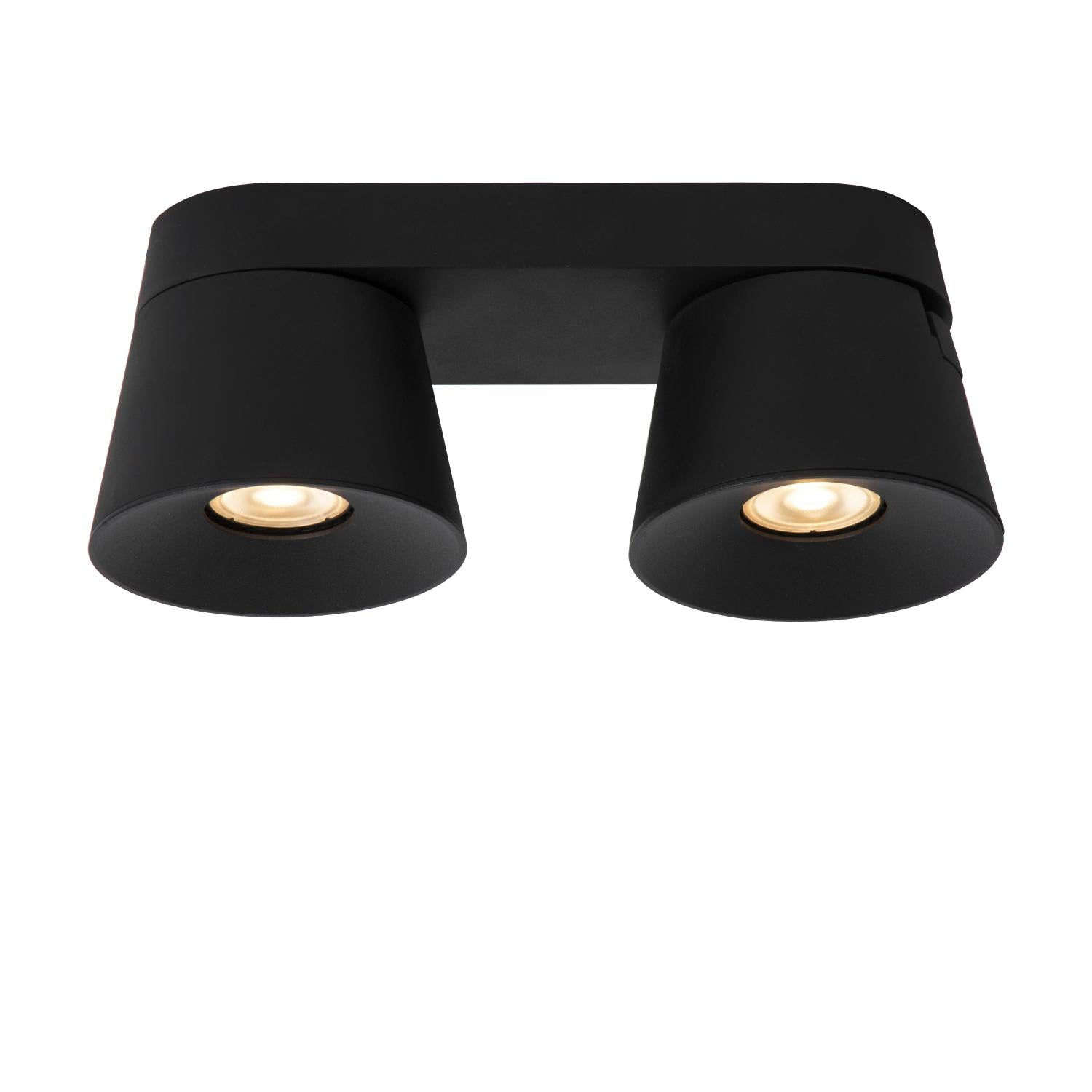 TRIGONO - Ceiling spot - 2xGU10 - Black