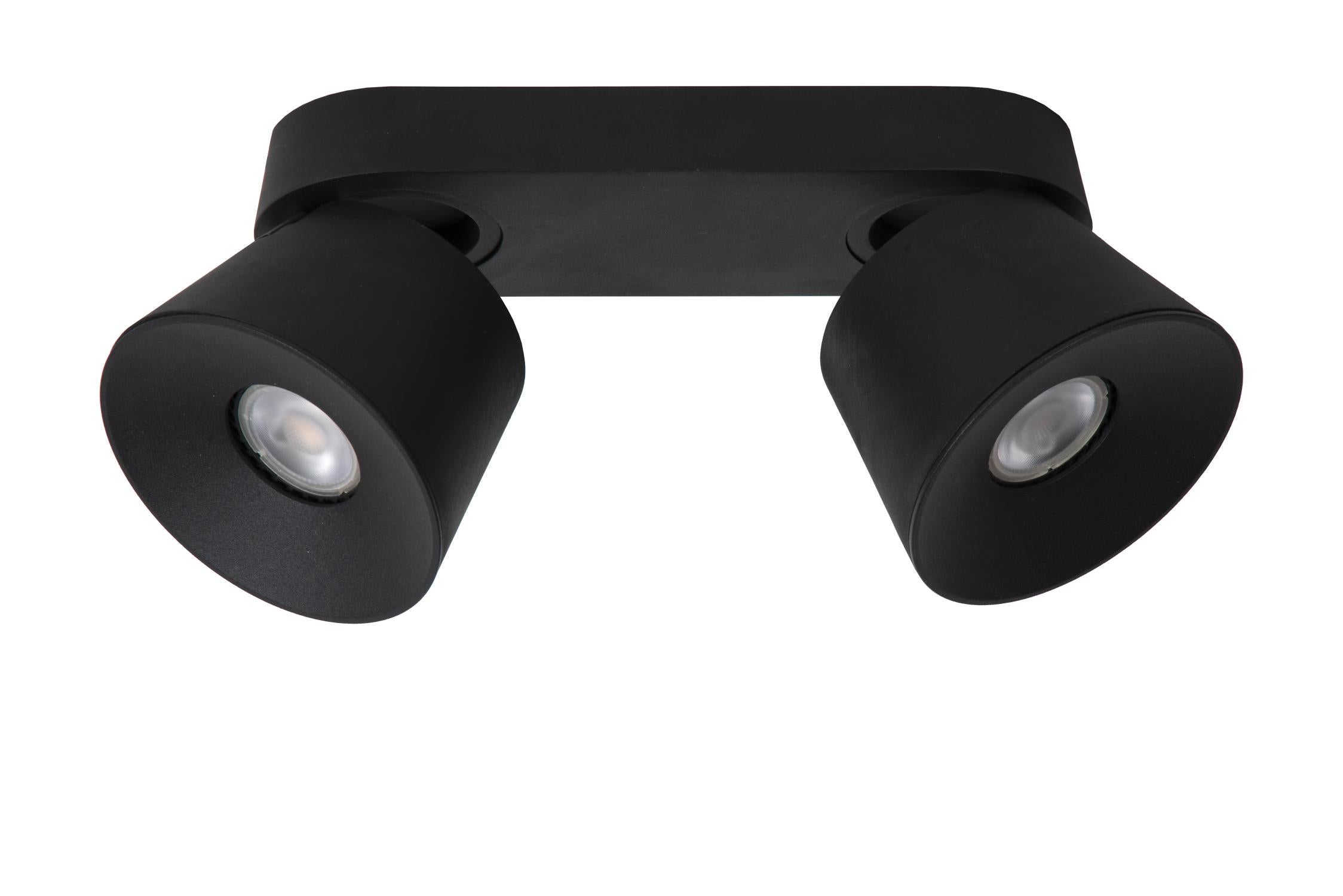 TRIGONO - Ceiling spot - 2xGU10 - Black
