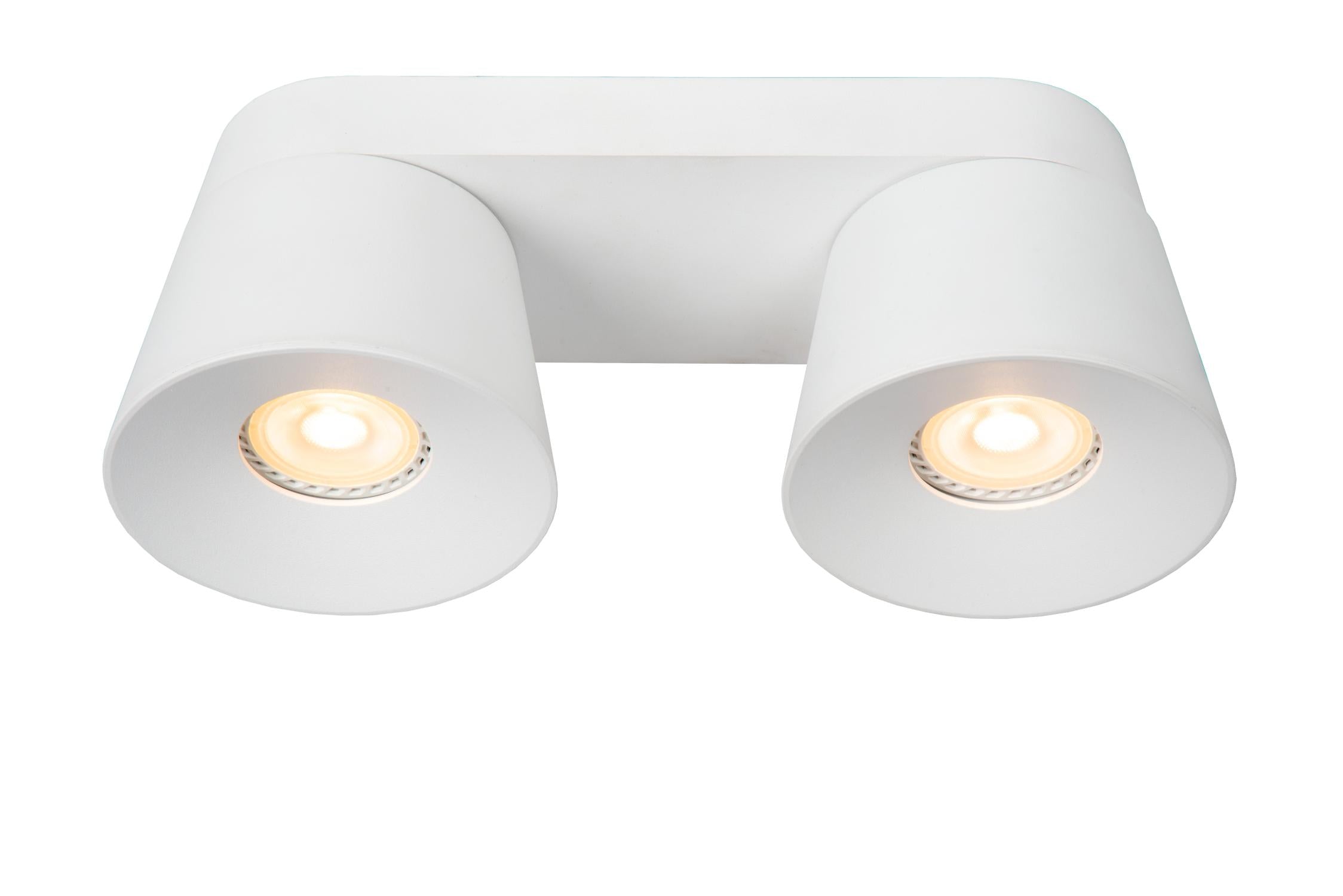 TRIGONO - Spot plafonnier - 2xGU10 - Blanc