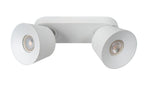 TRIGONO - Spot plafonnier - 2xGU10 - Blanc
