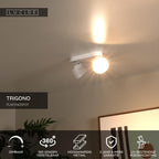 TRIGONO - Spot plafonnier - 2xGU10 - Blanc