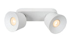 TRIGONO - Spot plafonnier - 2xGU10 - Blanc
