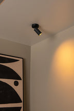 CLUBS - Spot plafonnier - 1xGU10 - Noir