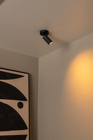 CLUBS - Spot plafonnier - 1xGU10 - Noir