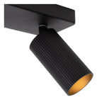 CLUBS - Spot plafonnier - 2xGU10 - Noir