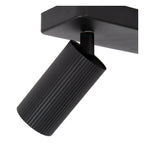 CLUBS - Spot plafonnier - 2xGU10 - Noir