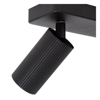 CLUBS - Spot plafonnier - 2xGU10 - Noir