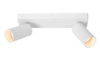 CLUBS - Spot plafonnier - 2xGU10 - Blanc