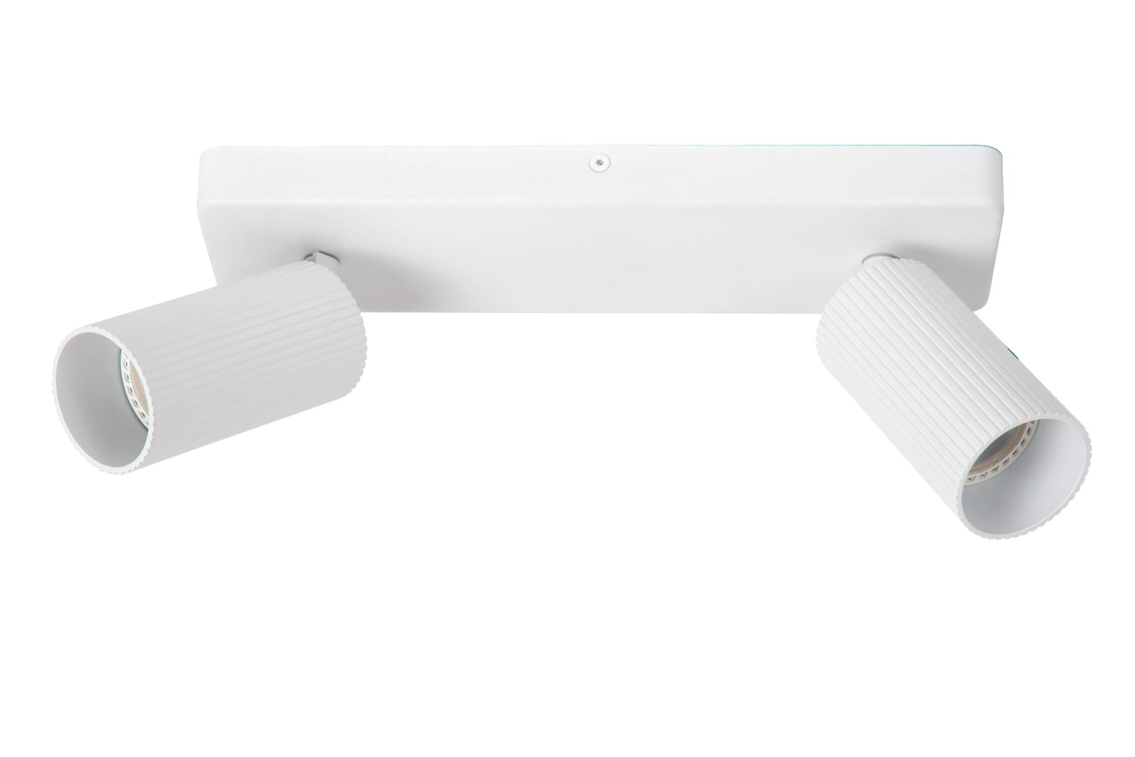 CLUBS - Spot plafonnier - 2xGU10 - Blanc