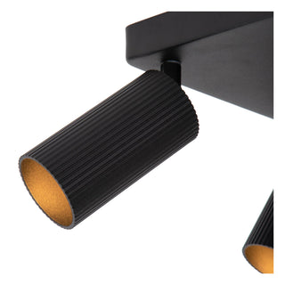 CLUBS - Spot plafonnier - 4xGU10 - Noir