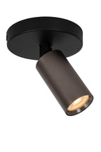 RITMO - Plafondspot - Ø 10 cm - 1xGU10 (MR11) - Koffie