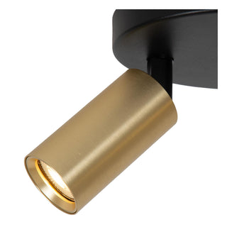 RITMO - Plafondspot - Ø 15 cm - 2xGU10 (MR11) - Mat Goud / Messing