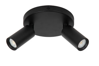 RITMO - Spot plafonnier - Ø 15 cm - 2xGU10 (MR11) - Noir