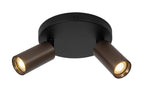 RITMO - Plafondspot - Ø 15 cm - 2xGU10 (MR11) - Koffie