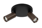 RITMO - Plafondspot - Ø 15 cm - 2xGU10 (MR11) - Koffie
