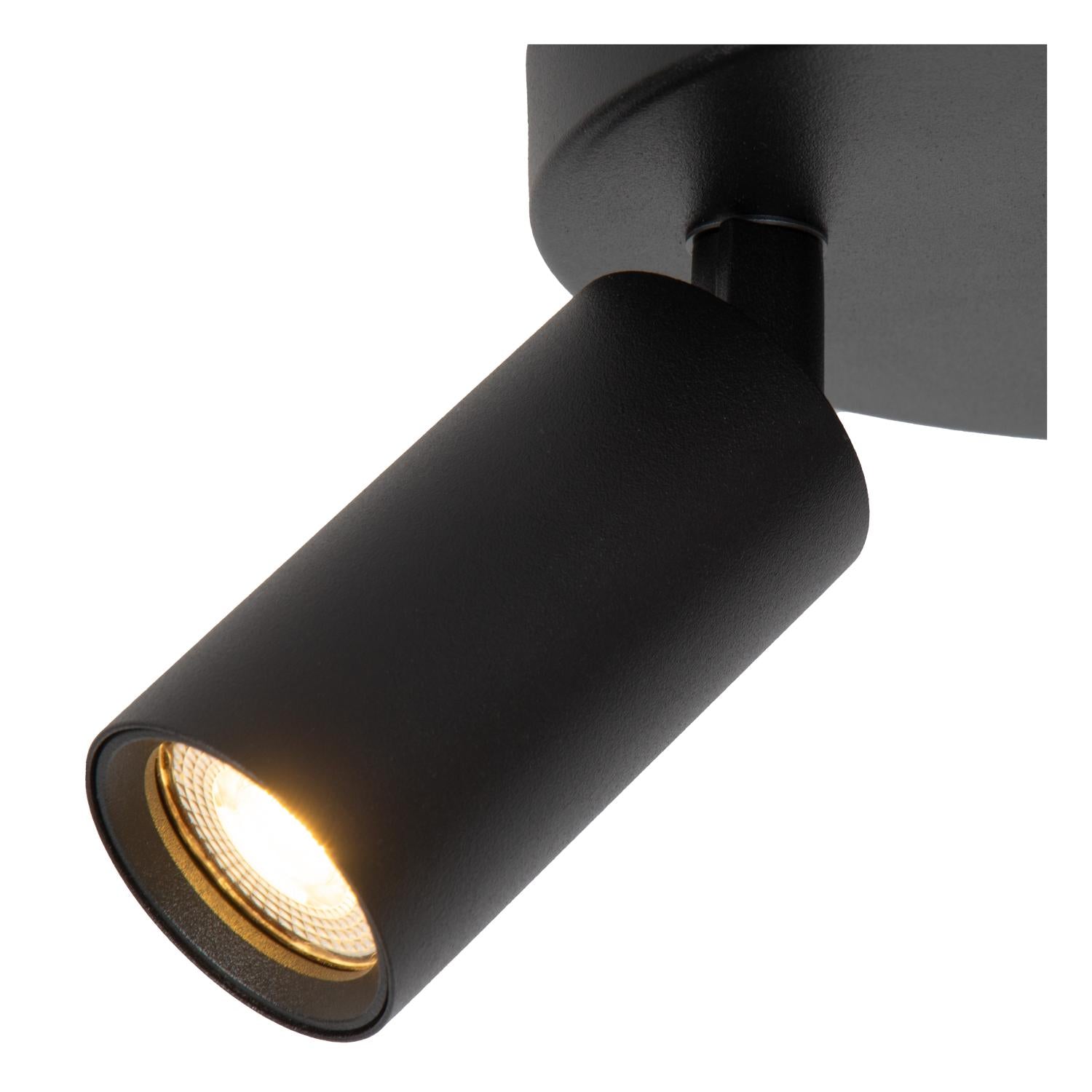 RITMO - Plafondspot - Ø 18 cm - 3xGU10 (MR11) - Zwart