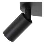 RITMO - Plafondspot - Ø 18 cm - 3xGU10 (MR11) - Zwart