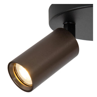 RITMO - Plafondspot - Ø 18 cm - 3xGU10 (MR11) - Koffie