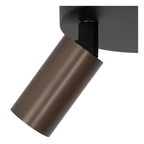RITMO - Plafondspot - Ø 18 cm - 3xGU10 (MR11) - Koffie