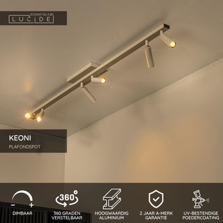 KEONI - Spot plafonnier - 6xG9 - Taupe | Essential