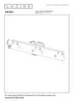 KEONI - Spot plafonnier - 6xG9 - Café | Essential