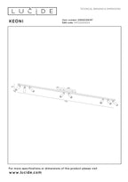 KEONI - Spot plafonnier - 8xG9 - Café | Essential