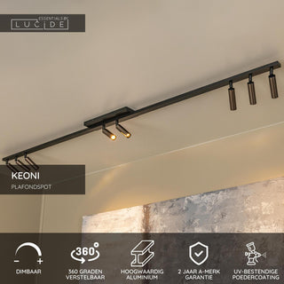KEONI - Spot plafonnier - 8xG9 - Café | Essential