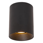 Lucide - GERTI - Spot de plafond - Ø 8 cm - 1xGU10 (MR16) - Anneaux interchangeables inclus - Noir - IP20