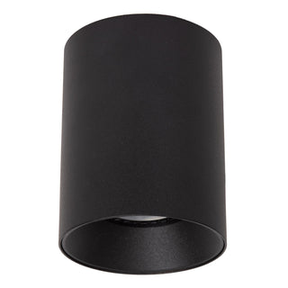 Lucide - GERTI - Spot de plafond - Ø 8 cm - 1xGU10 (MR16) - Anneaux interchangeables inclus - Noir - IP20