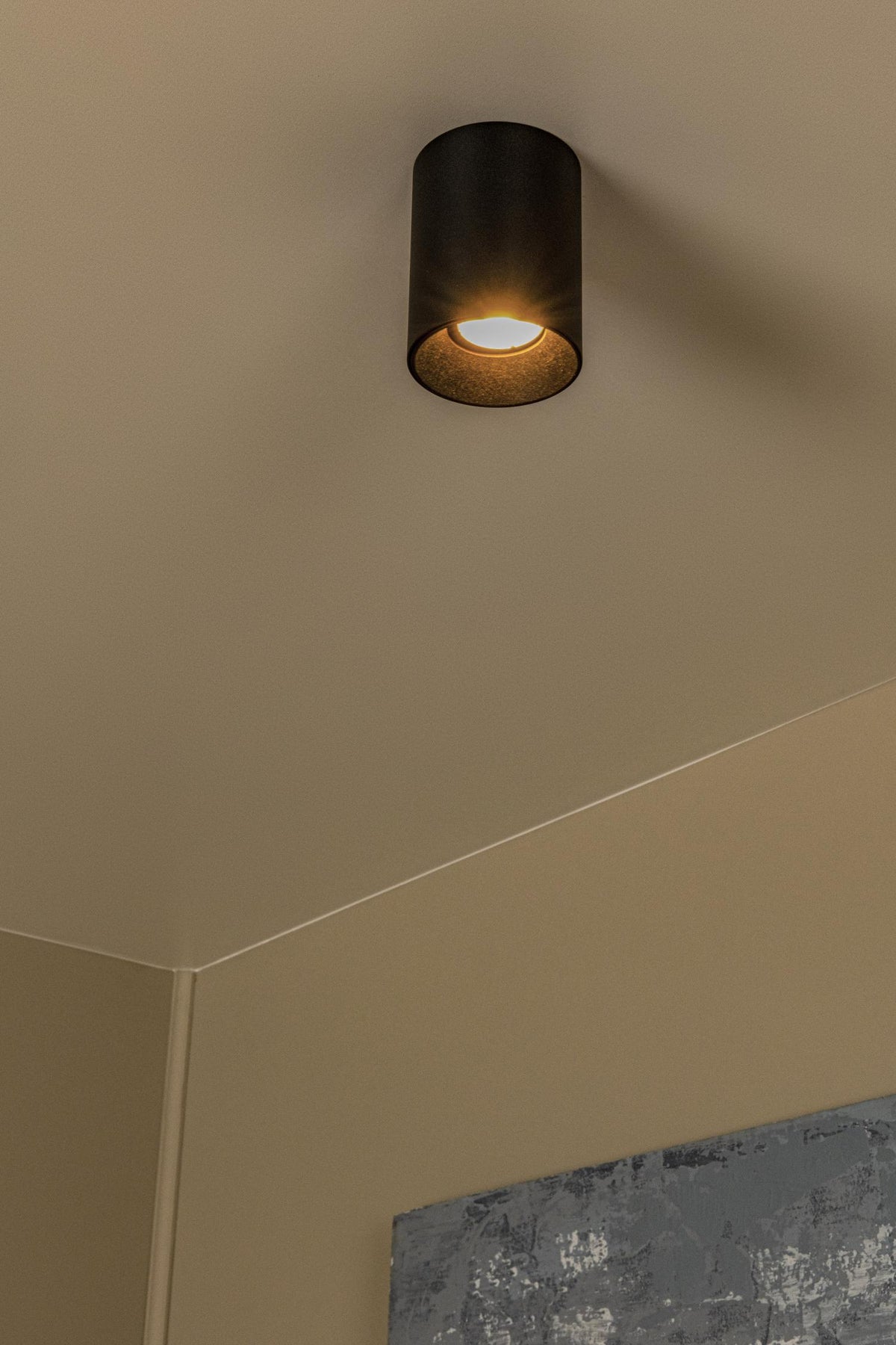 Lucide - GERTI - Plafondspot - Ø 8 cm - 1xGU10 (MR16) - Inclusief omwisselbare ringen - Zwart - IP20