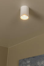 Lucide - GERTI - Ceiling spotlight - Ø 8 cm - 1xGU10 (MR16) - Including interchangeable rings - White - IP20