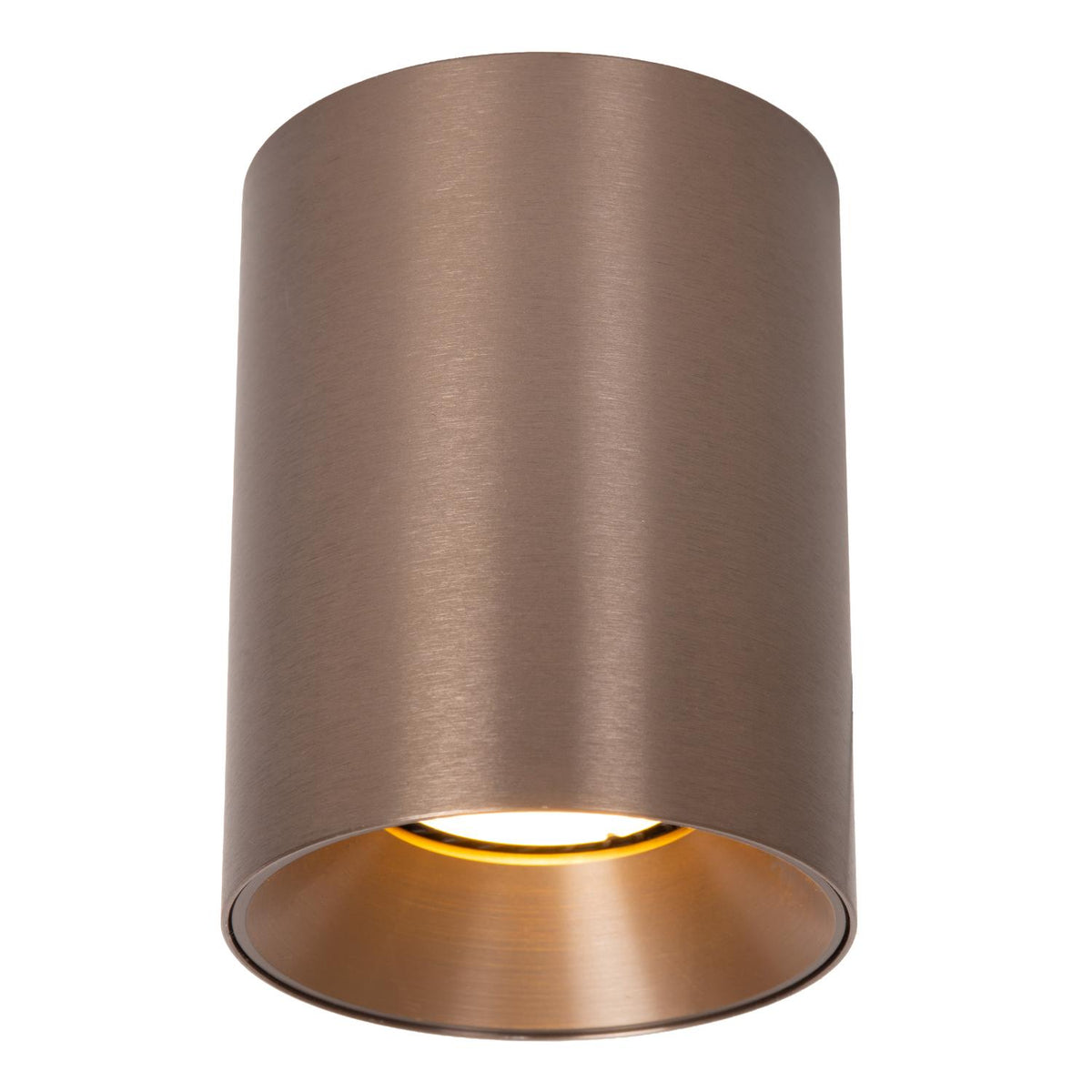Lucide - GERTI - Plafondspot - Ø 8 cm - 1xGU10 (MR16) - Koffie - IP20