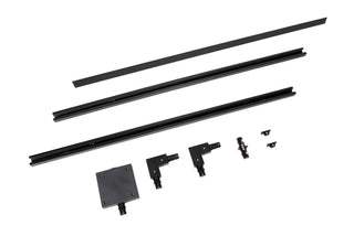 TRACK Starterset - 1-fase Railsysteem / Railverlichting - 2 meter - Zwart