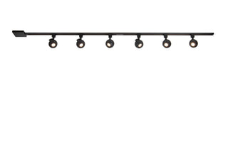 TRACK Starterset - 1-fase Railsysteem / Railverlichting - 2 meter - Zwart